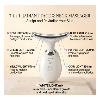 Face and Neck Massager 7 in 1