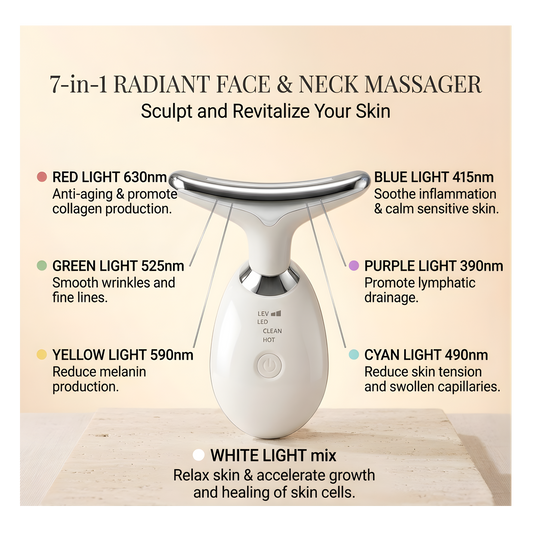 Face and Neck Massager 7 in 1