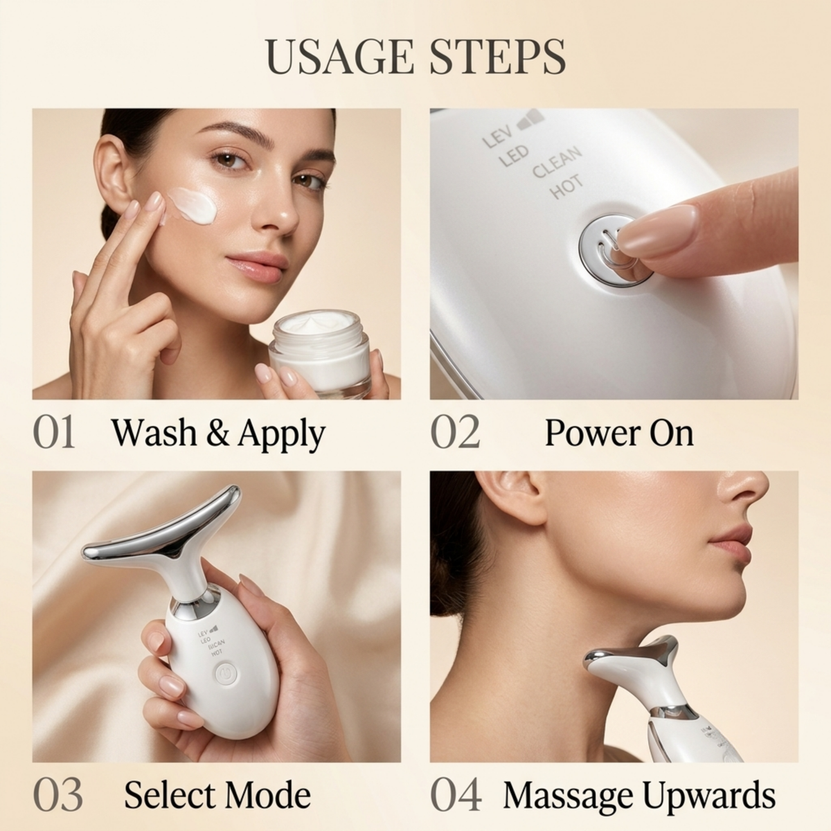 Face and Neck Massager 7 in 1